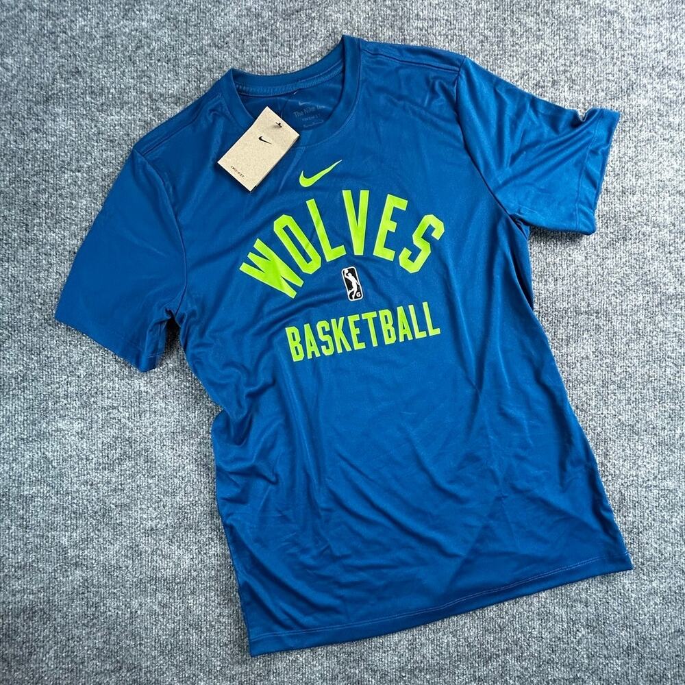 Nike Iowa Wolves G League Basketball Blue T-Shirt Men’s M NWT